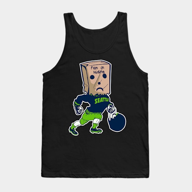 Seattle Fan In Hiding Tank Top by darklordpug